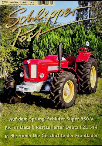Deckblatt Schlepper Post (06/2020)